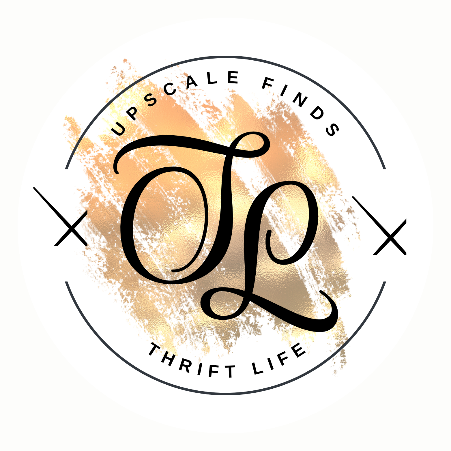 Tara Lindsey Thrift Life Gold Foil Logo